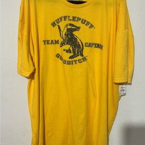 Universal Yellow Hufflepuff Quidditch Tee